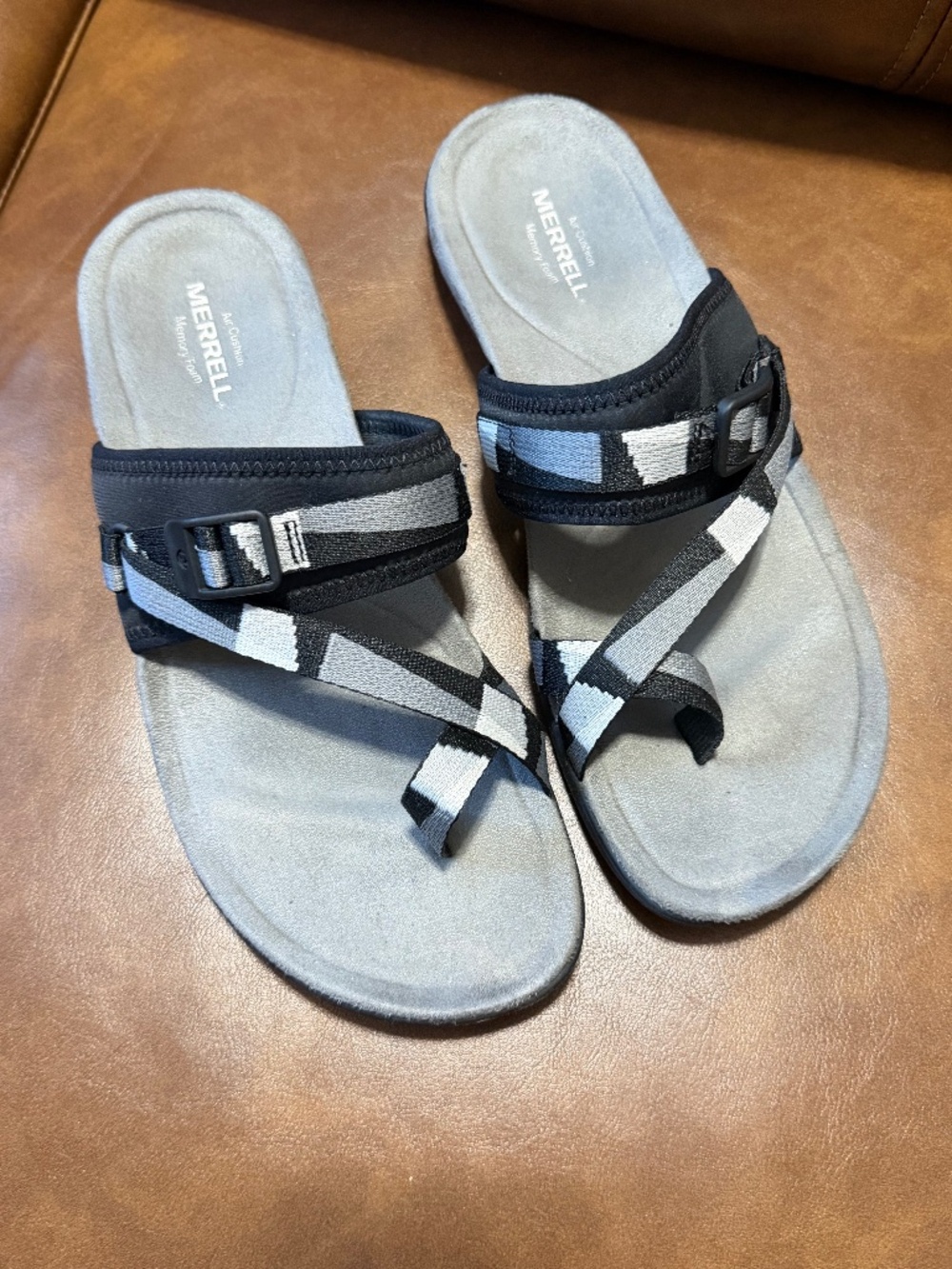 Black Merrell Performance Sandals size 10